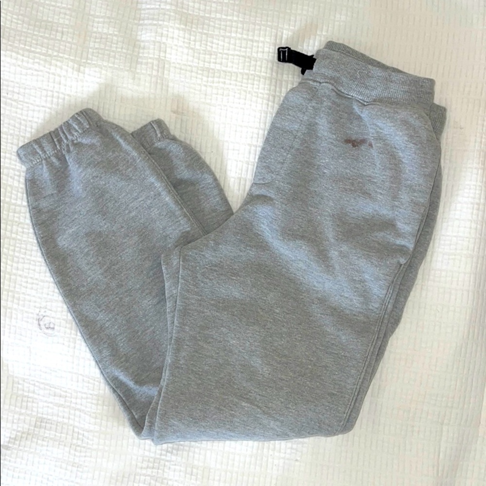 Gray boy joggers